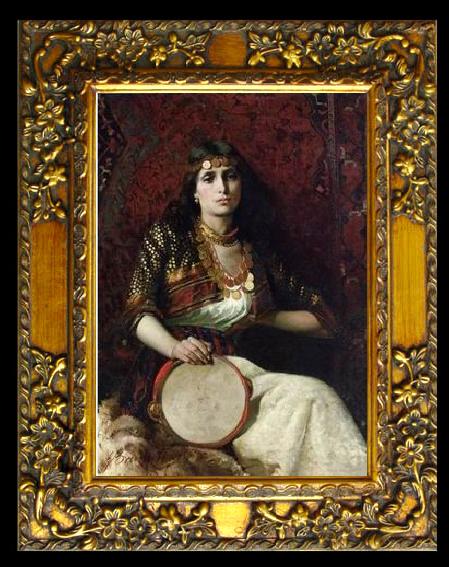 framed  unknow artist Arab or Arabic people and life. Orientalism oil paintings 612, Ta068